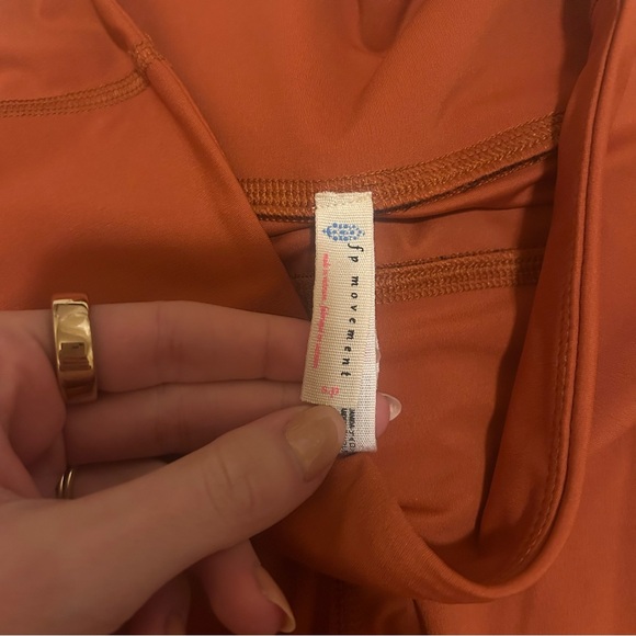Free People Zen Turnout Leggings in Burnt Orange - Picture 5 of 6